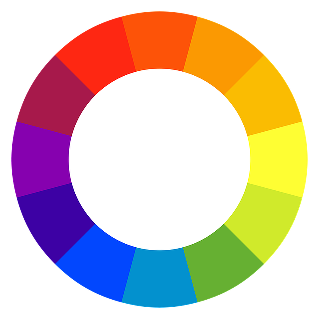 barevné spektrum – kruh