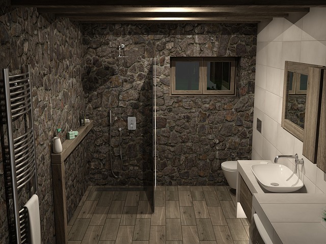 koupelna v přírodním stylu